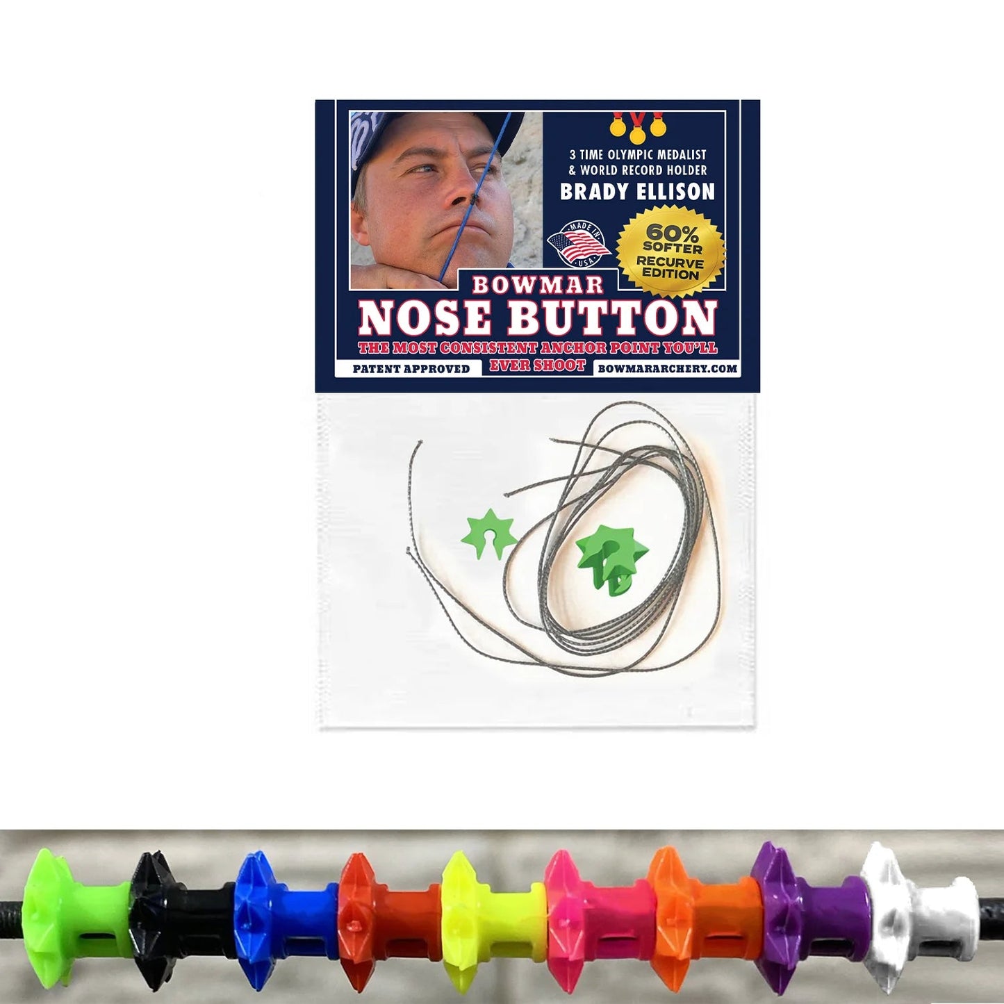 Bowmar Nose Button (Recurve)
