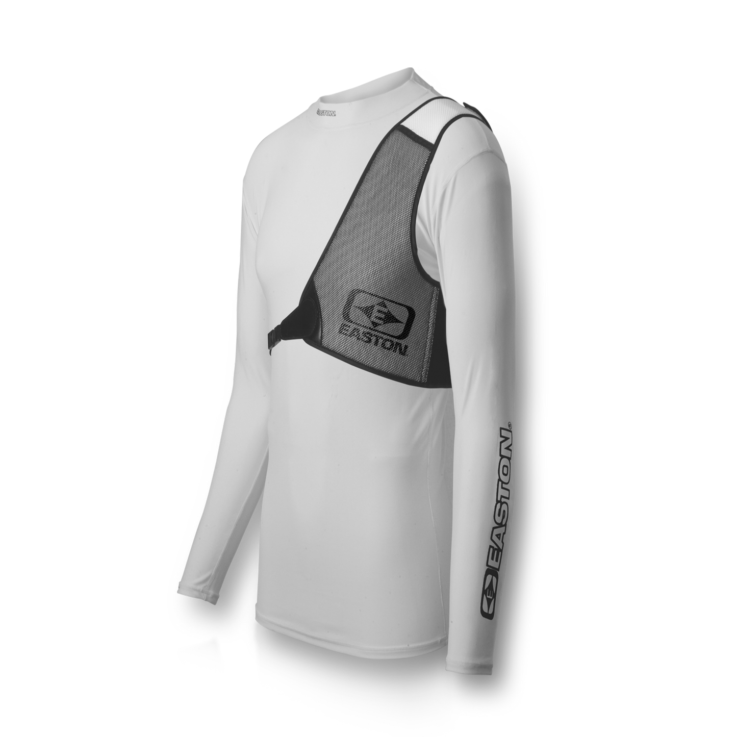 Easton Diamond Chest Guard in white and black for target archery