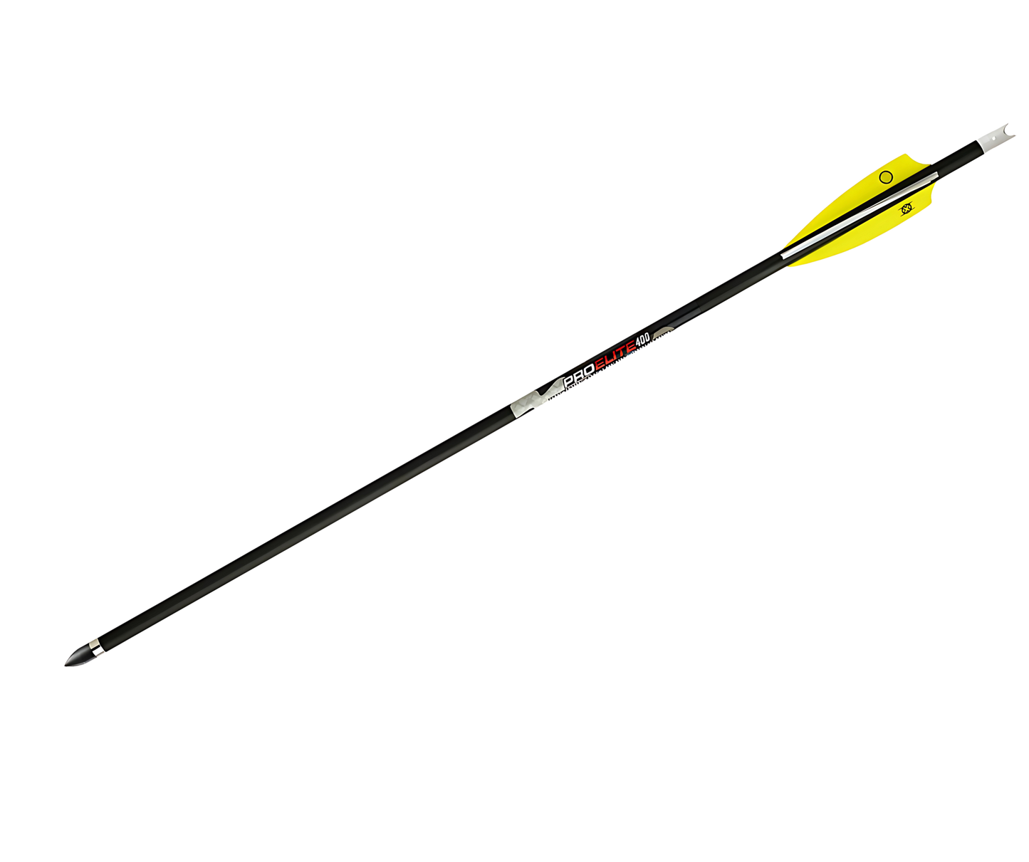 TenPoint Pro Elite 400 20" with Alpha-Nock Carbon Crossbow Bolts