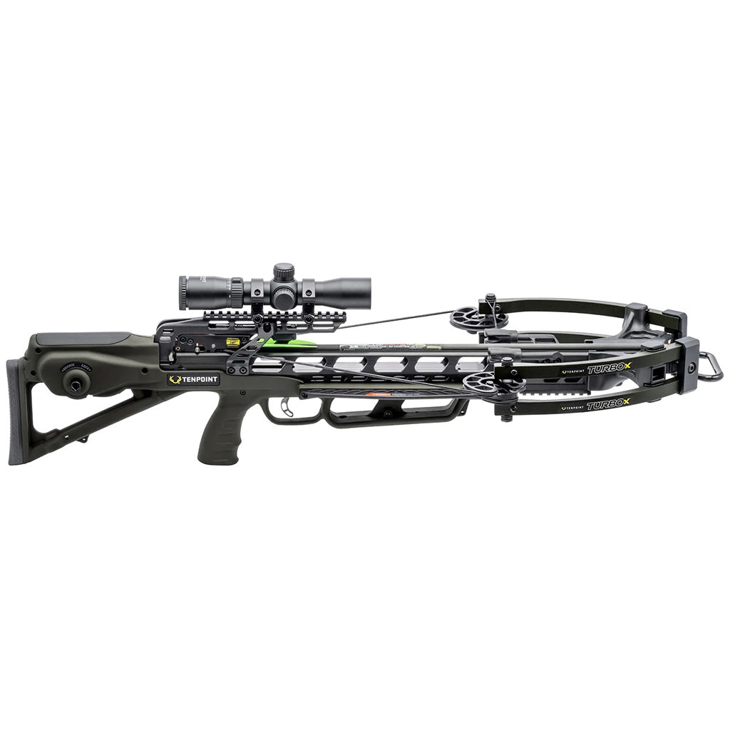 TenPoint Turbo X Crossbow Package ACUslide Rangemaster 100 Scope