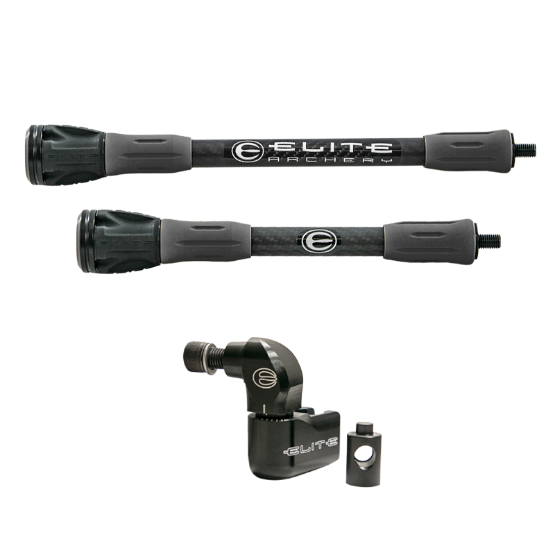 Elite Micro Hunting Kit 8/10" Stabilizers and SIDEKICK Side Bar Mount