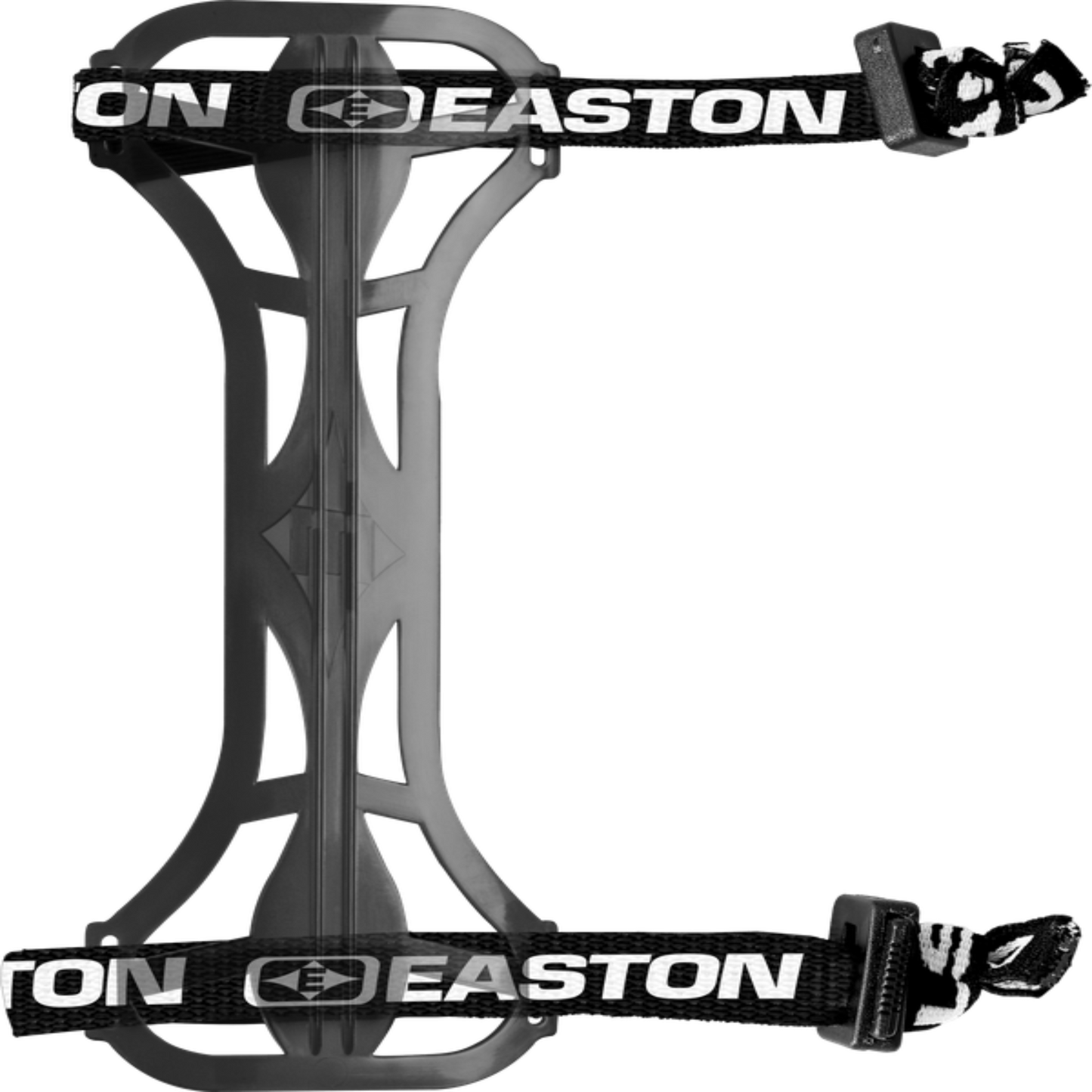 Smoke Easton Deluxe Bone Arm Guard built with strong polycarbonate material, elastic strap fit system, and bone-style design for reliable forearm protection in target shooting and archery practice.