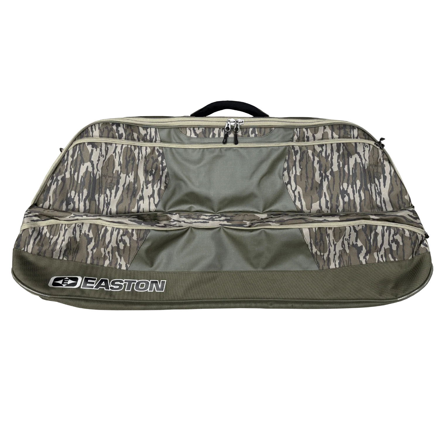 Easton 4118 Workhorse soft bow case in Mossy Oak Bottomland camo — fits compound bows up to 36-inch axle-to-axle