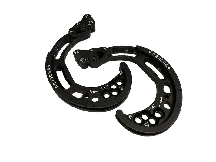Set of Hoyt bow cam modules for compound bow draw length and weight adjustment