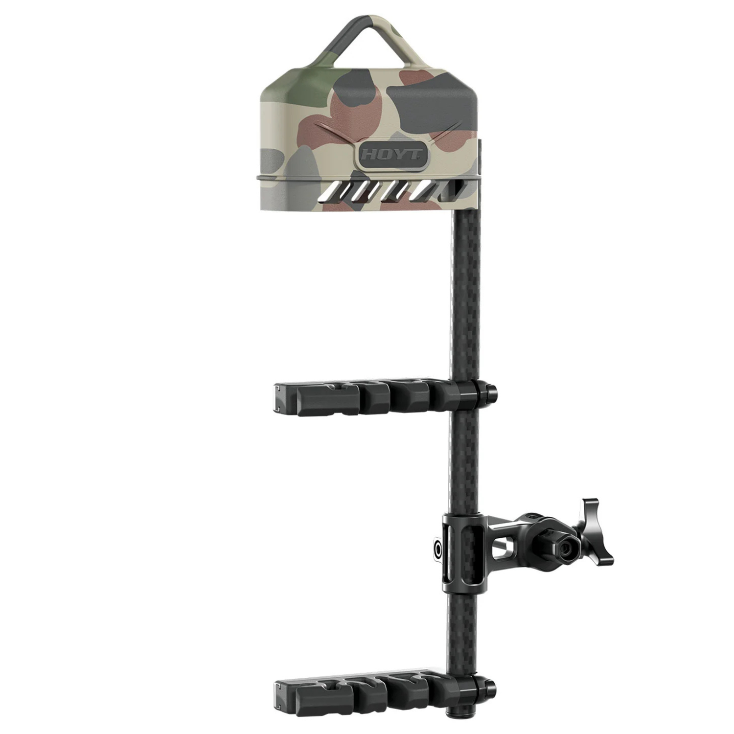 Hoyt Carbon Superlite 4-arrow quick-detach quiver in duck camo finish