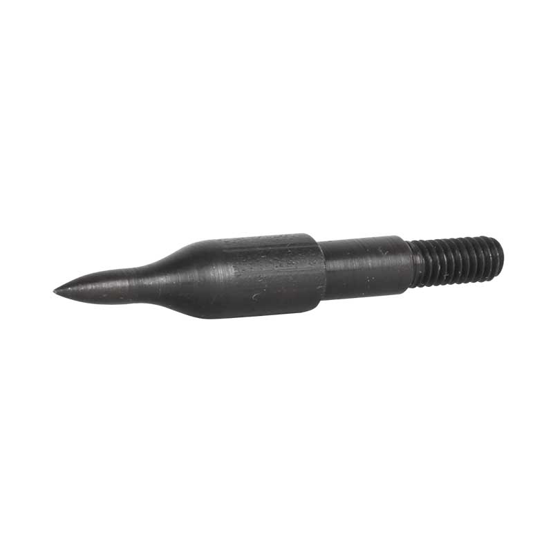 Archery field point tip on white background