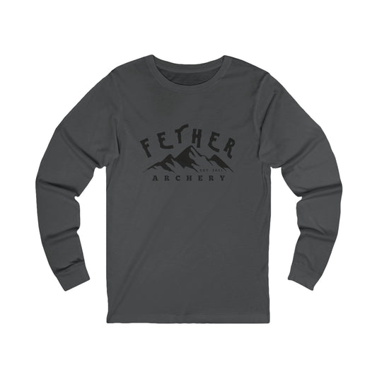 Fether Archery Mountains Unisex Jersey Long Sleeve Tee