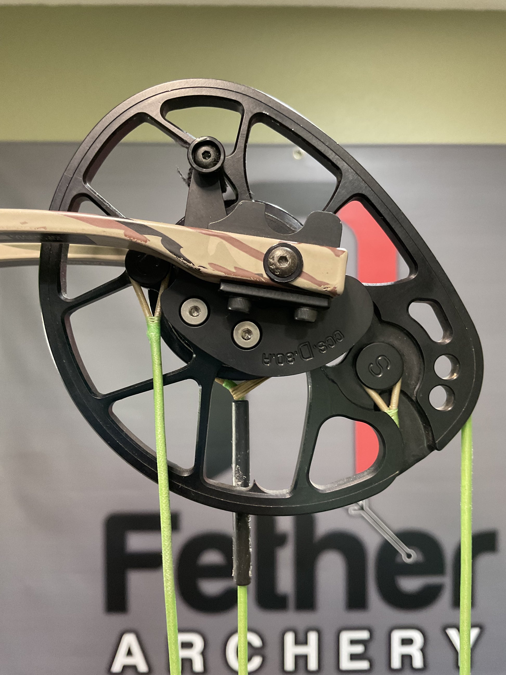 Mathews Archery compound bow top cam and module. 