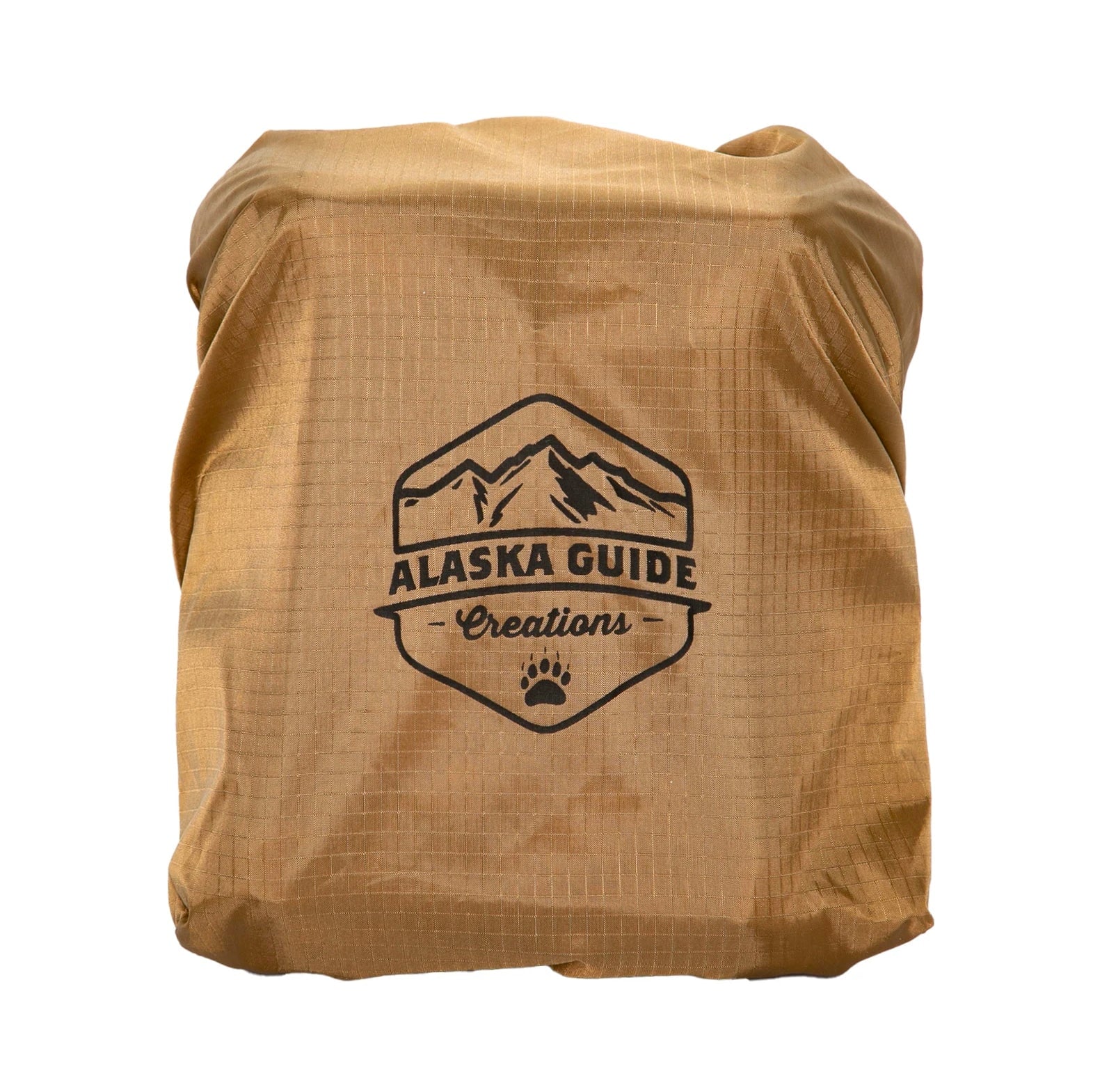 Alaska Guide Creations Bino Shield front view waterproof and dustproof chest pack cover for AGC bino pack protection