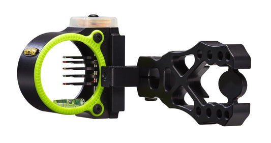 Black™ Gold Fixed Pin RUSH™ Bow Sight - 5 Pin - .019