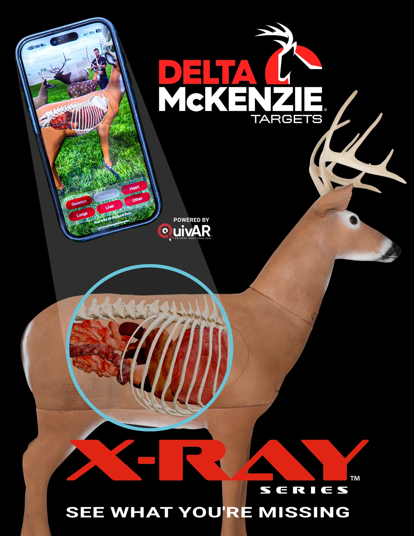 Delta McKenzie Big Daddy™ XRay Series Buck Archery Target