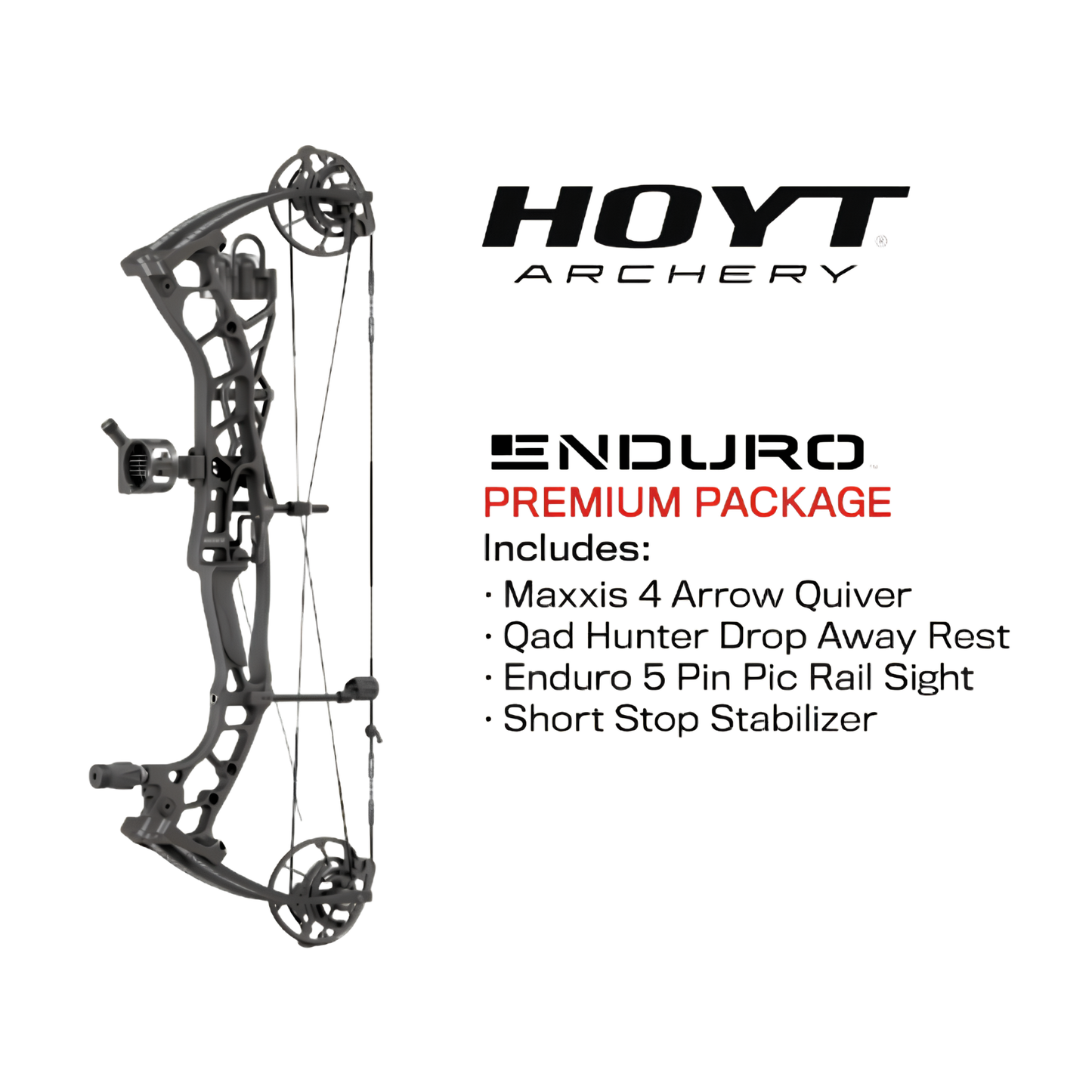 Hoyt ENDURO Compound Hunting Bow - Premium Package