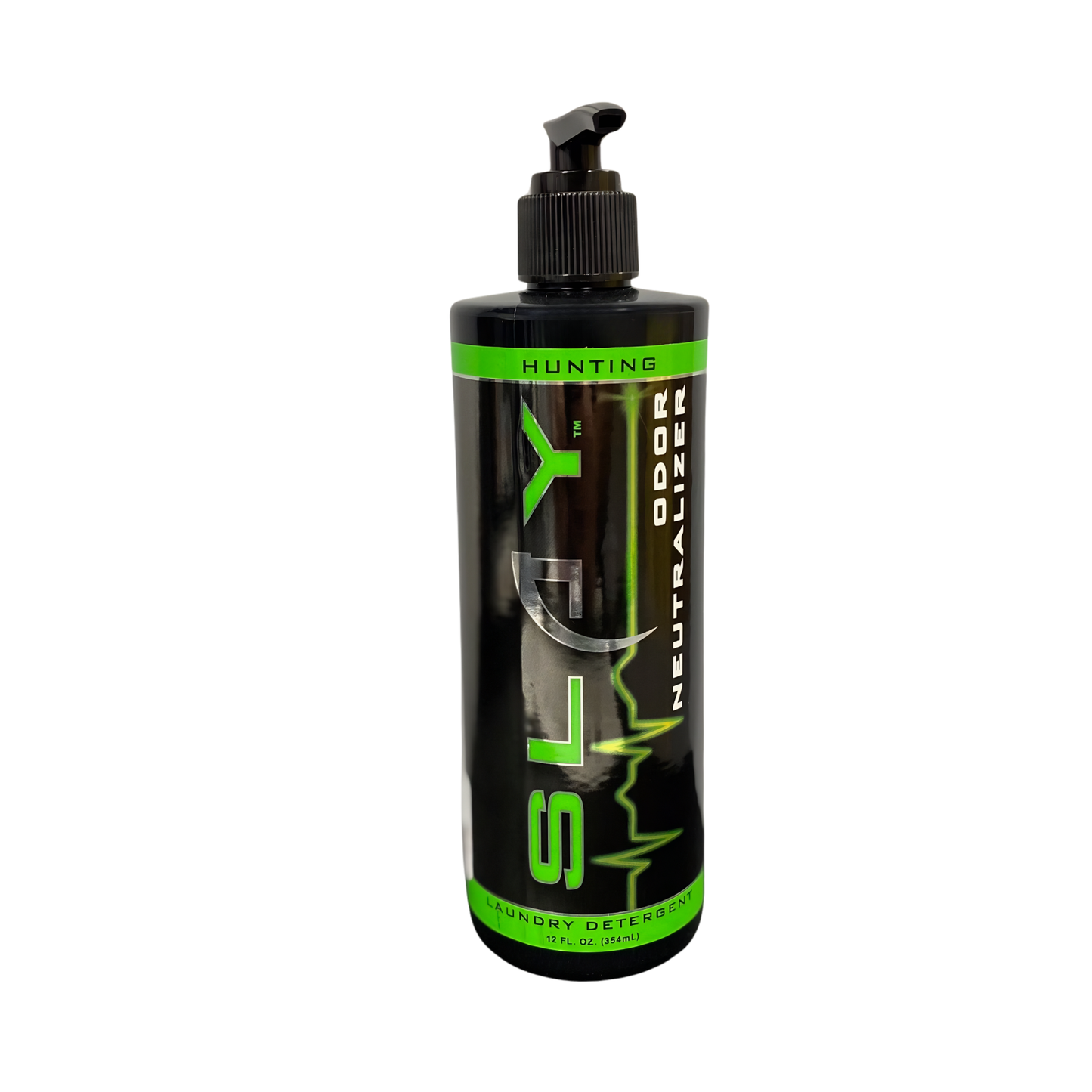 Slay laundry detergent bottle for hunting scent control clothing wash