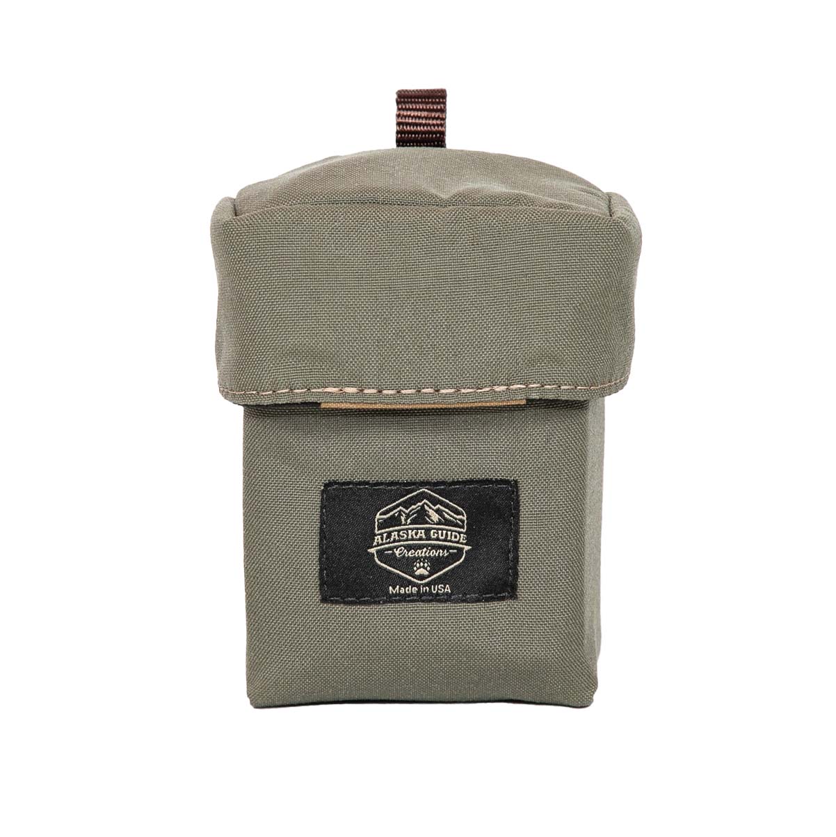 Alaska Guide Creations Magnetic Rangefinder Pouch in Ranger Green 