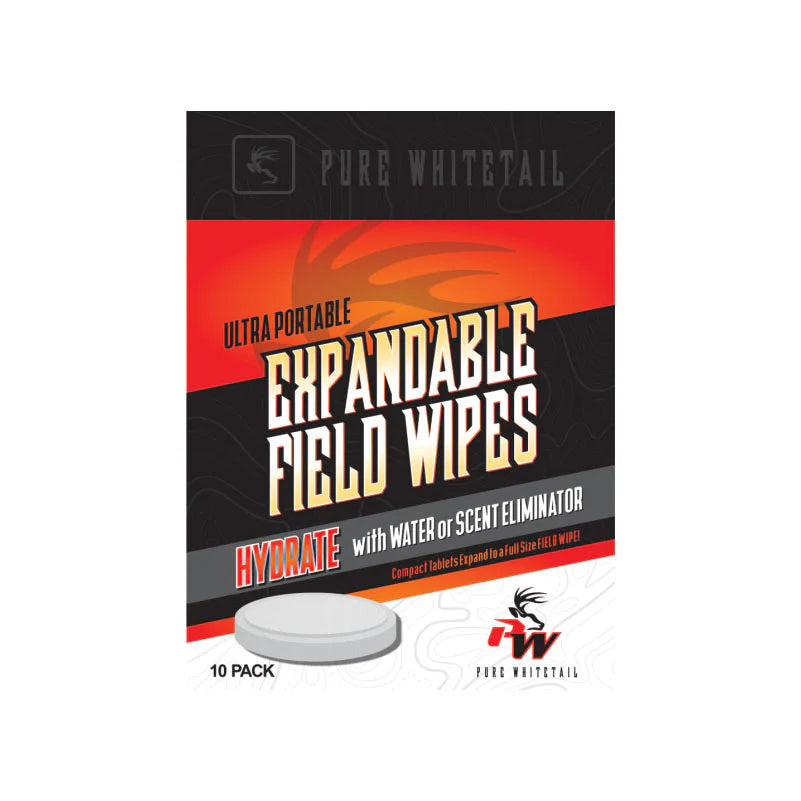 Pure Whitetail Ultra Portable Expandable Field Wipes