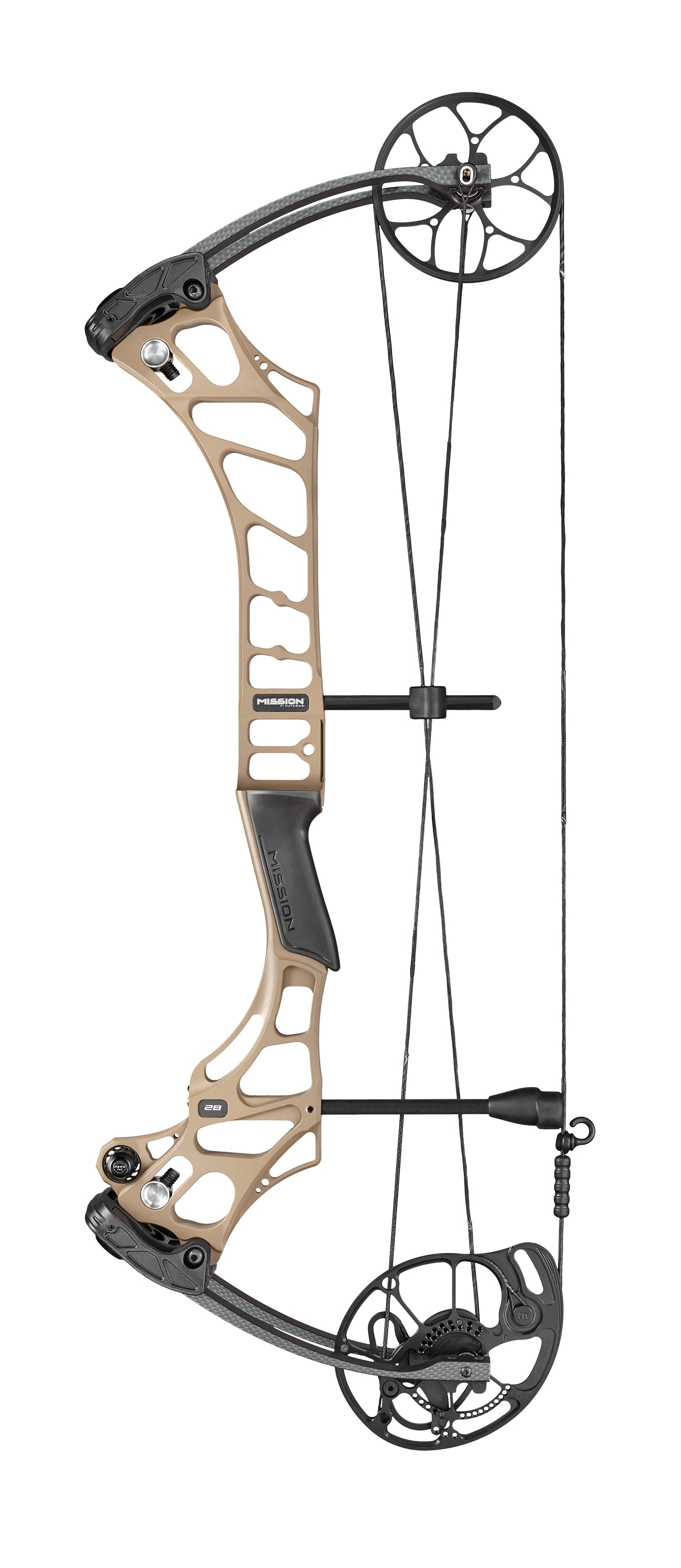 Mission STRYDE 28 compound bow in Earth – Bowhunter Pro Package