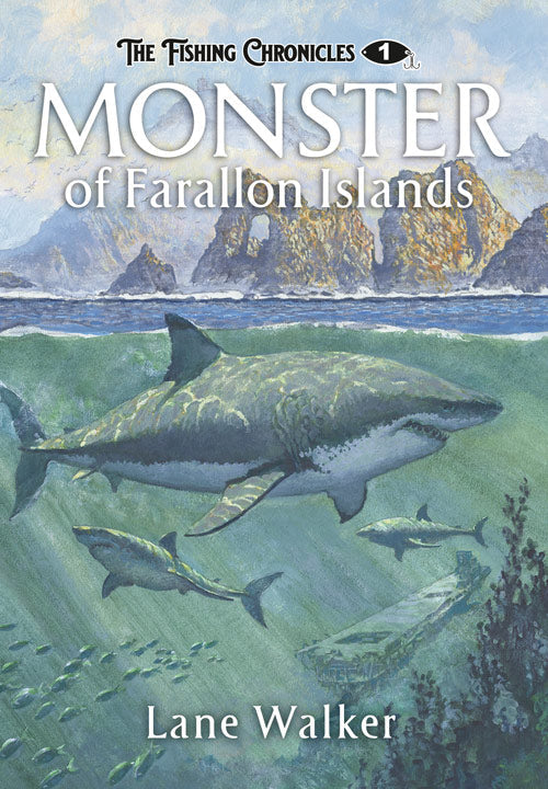 Monster of Farallon Islands book cover kids fishing adventure chapter book ocean survival story ages 8-14