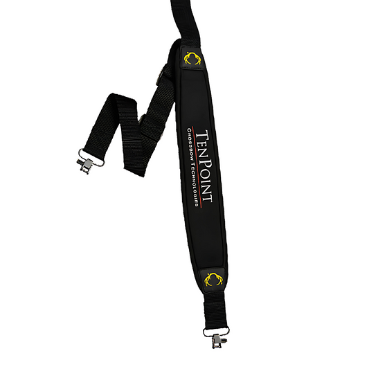 TenPoint neoprene crossbow sling with 1.25-inch adjustable shoulder strap