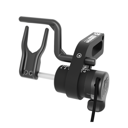 QAD Ultrarest Hunter Full containment drop-away arrow rest in black. 