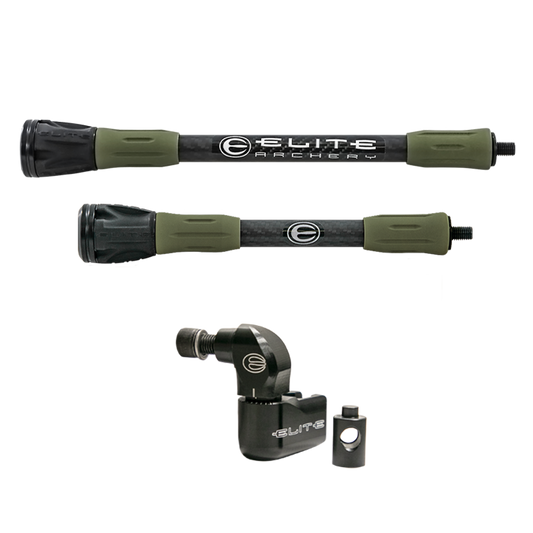 Elite Micro Hunting Kit 8/10" Stabilizers and SIDEKICK Side Bar Mount