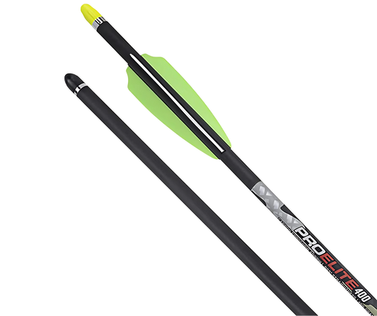TenPoint Pro Elite 400 Alpha Blaze Arrows 20in Green Alpha Blaze Nock (3PK)
