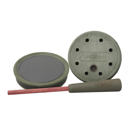 Zink Thunder Ridge Crystal turkey pot call — waterproof polycarbonate, hand-tuned